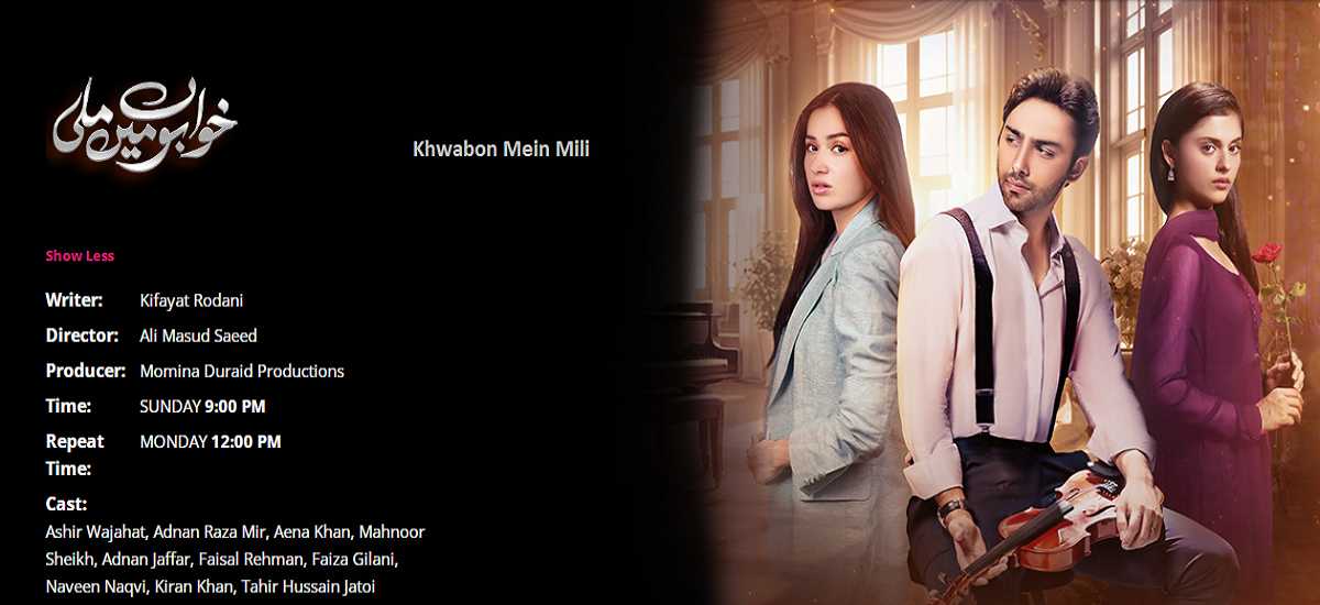 Khwabon Mein Mili Drama